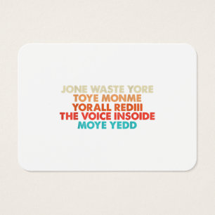 Cartes De Visite Don't Waste Your Time On Me I Miss You Lyric