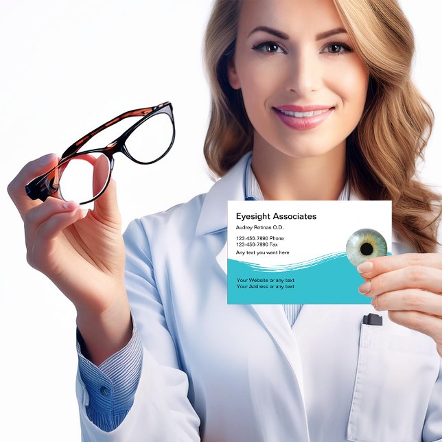 Cartes de visite d'optométriste (Créateur téléchargé)