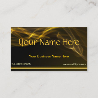 Cartes de visite d'or
