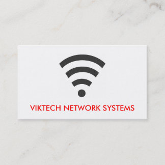 Cartes de visite d'ordinateur de réseau de WiFi