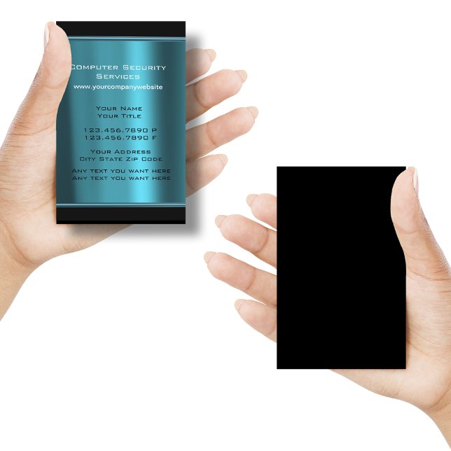 Cartes de visite d'ordinateurs Cool (Créateur téléchargé)