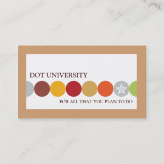 Cartes de visite Dot U