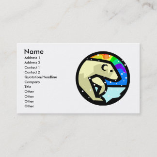 Cartes de visite d'ours polaires