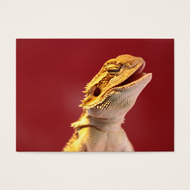 Cartes De Visite Dragon à coeur de rire (Devant)