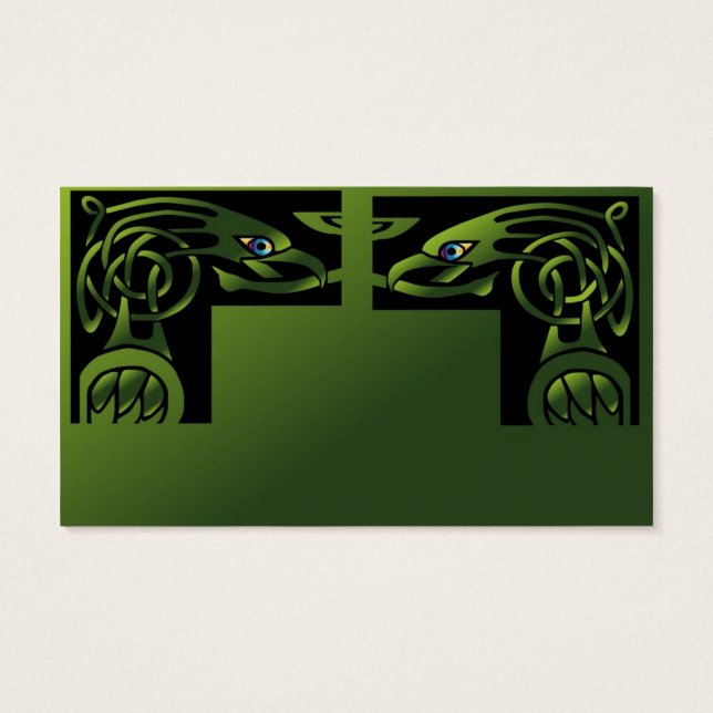 Cartes De Visite Dragon celtique (Dos)