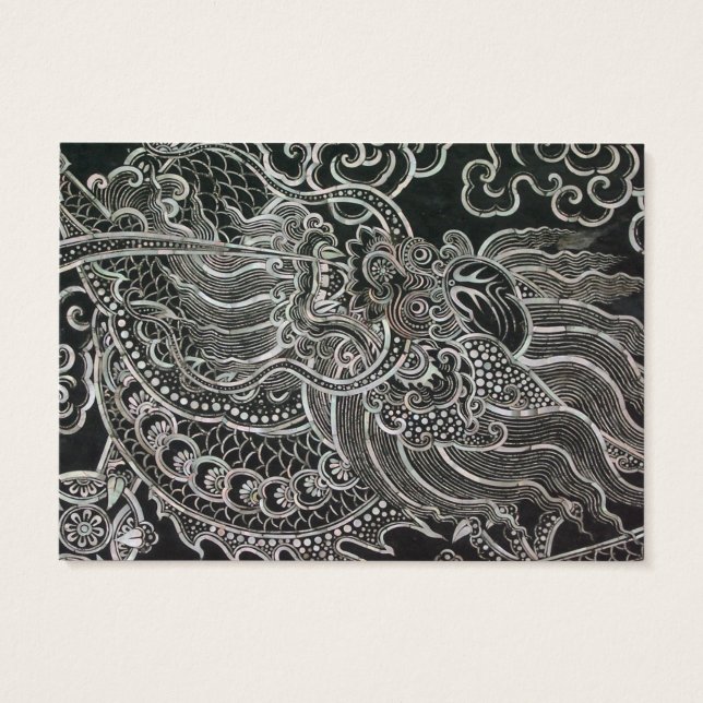 Cartes De Visite Dragon de Bangkok vintage (Dos)