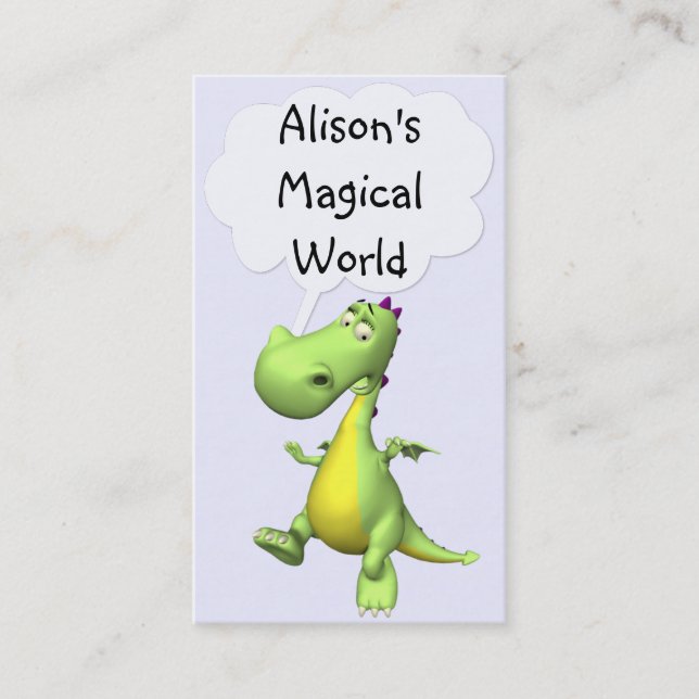 Cartes de visite : : Dragon de vol lunatique (Devant)
