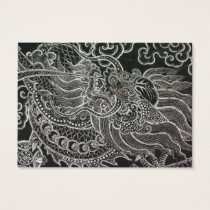 Cartes De Visite Dragon vintage de Bangkok