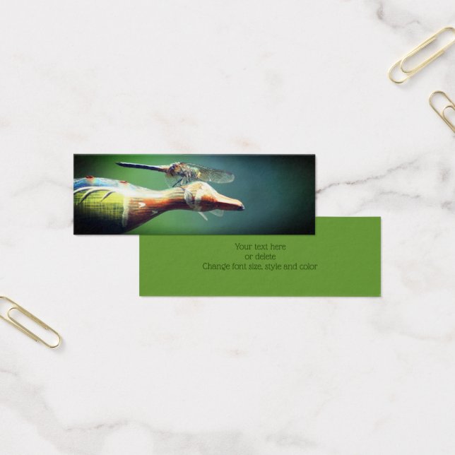 Cartes De Visite Dragonfly Co Pilot Nature Mini Signet (Bureau)