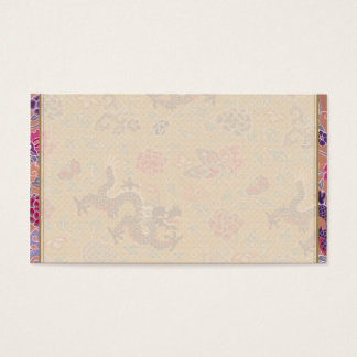 Cartes De Visite Dragons et fleurs