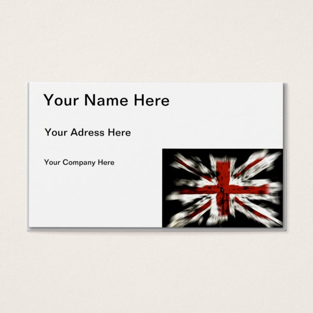 Cartes De Visite Drapeau (Devant)