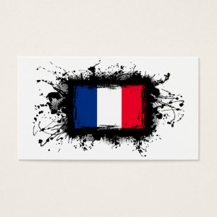 Cartes De Visite Drapeau de la France