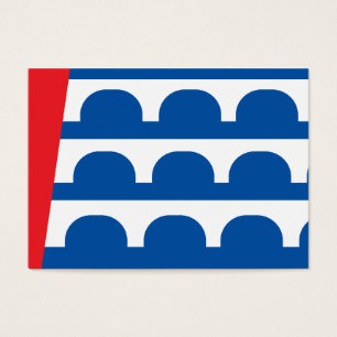 Cartes De Visite Drapeau de la ville de Des Moines