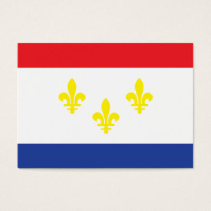 Cartes De Visite Drapeau de la ville de la Nouvelle-Orléans