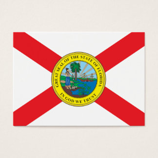 Cartes De Visite Drapeau de l'État de Floride