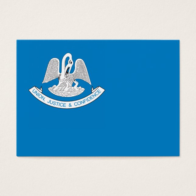Cartes De Visite Drapeau de l'État de Louisiane (Devant)