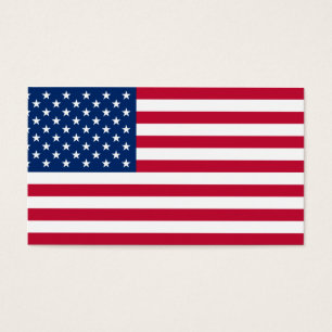 Cartes De Visite Drapeau des Etats-Unis