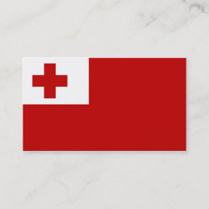 Cartes de visite Drapeau des Tonga