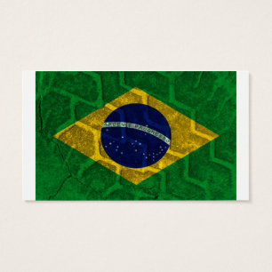 Cartes De Visite Drapeau du Brésil
