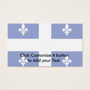 Cartes De Visite Drapeau du Québec