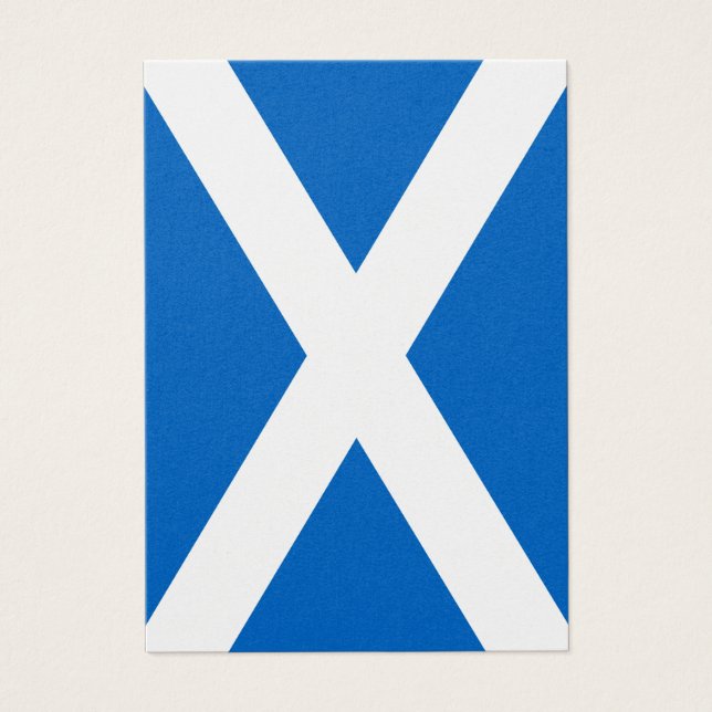 Cartes De Visite Drapeau écossais (Devant)