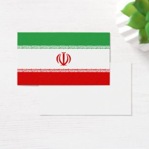 Cartes De Visite Drapeau Iran