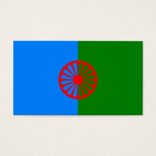 Cartes De Visite Drapeau tzigane romani officiel