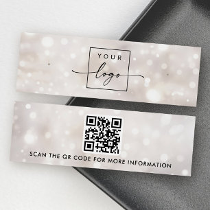 Cartes De Visite Dreamy bokeh lumières de parties scintillant d'ore