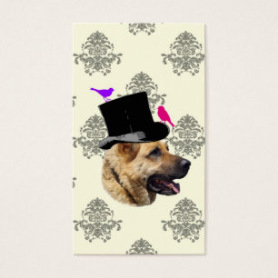 Cartes De Visite Drôle chien berger allemand