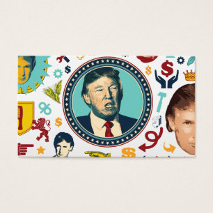 Cartes De Visite drôle donald trump
