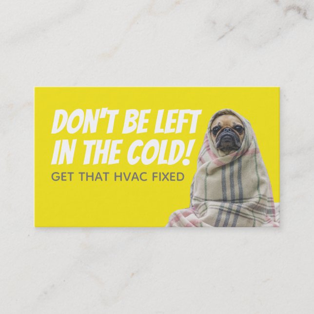 Cartes de visite drôles de slogans de la CAHT (Devant)