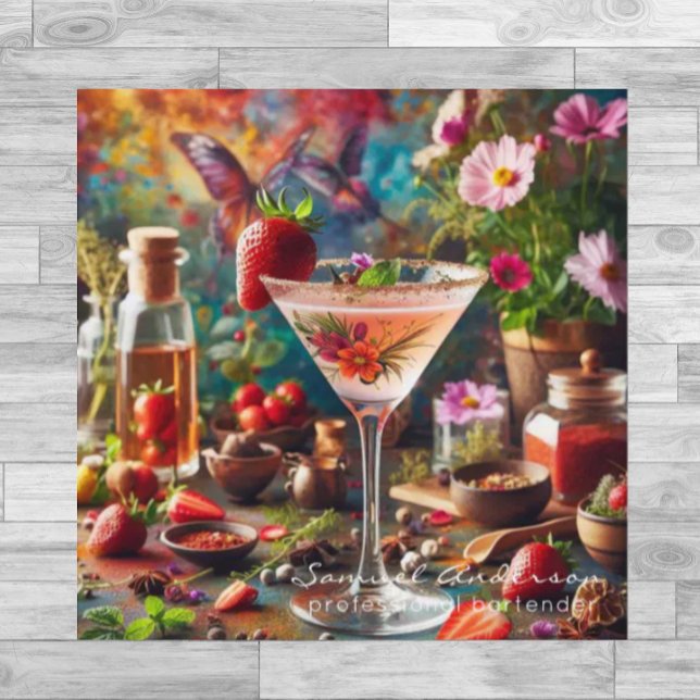 Cartes de visite du barman (Créateur téléchargé)