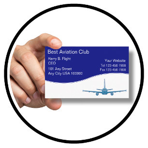 Cartes de visite du Club d'Aviation