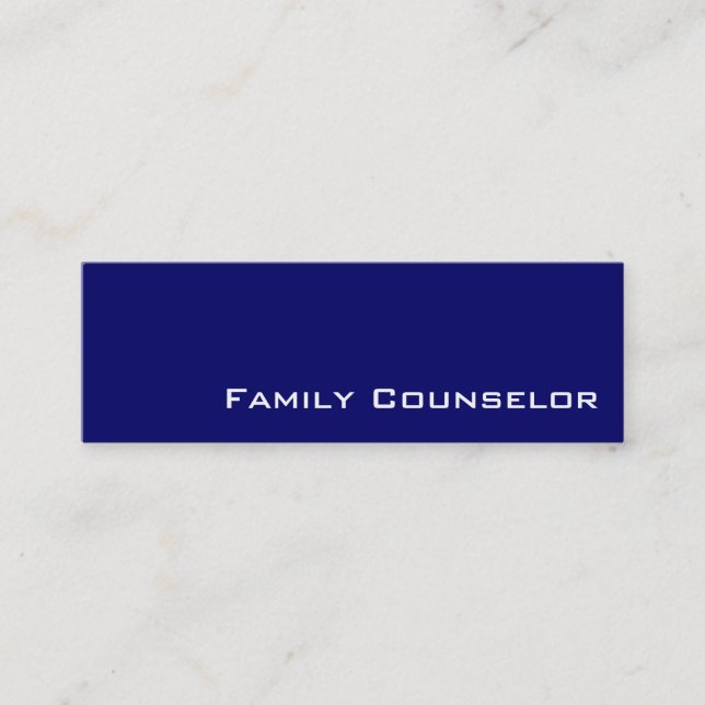 Cartes de visite du conseiller familial blanc de l (Devant)