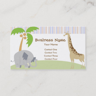 Cartes de visite du Jungle Party