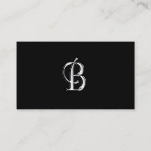 Cartes de visite du monogramme B
