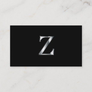 Cartes de visite du monogramme Z