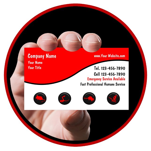 Cartes de visite du retrait de la faune (Créateur téléchargé)