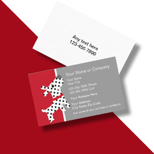 Cartes de visite du service pour animaux de compag