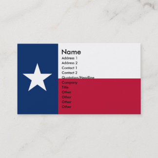 Cartes de visite du TEXAS
