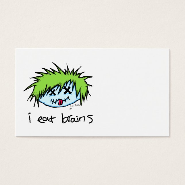 Cartes De Visite Dude Zombie (Devant)