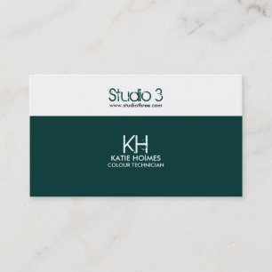 Cartes de visite - duo moderne