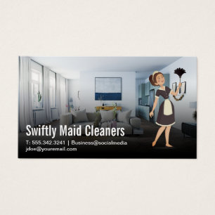 Cartes De Visite Dusting domestique   Salon