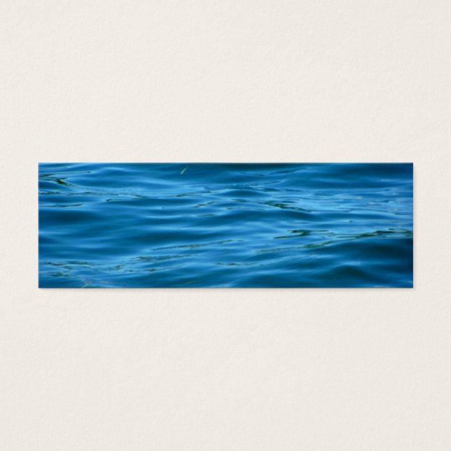 Cartes De Visite Eau bleue (Devant)
