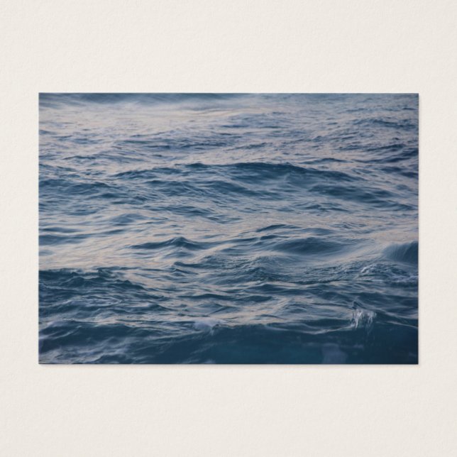 Cartes De Visite Eau de mer rapprochée (Devant)