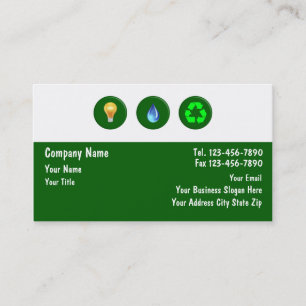 Cartes de visite écologiques