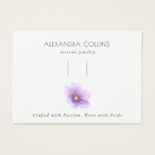 Cartes De Visite Écran Barrette violet Sakura Blossom