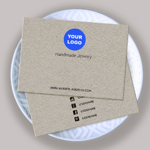 Cartes De Visite Écran de bracelet personnalisé Ajouter un logo Kra