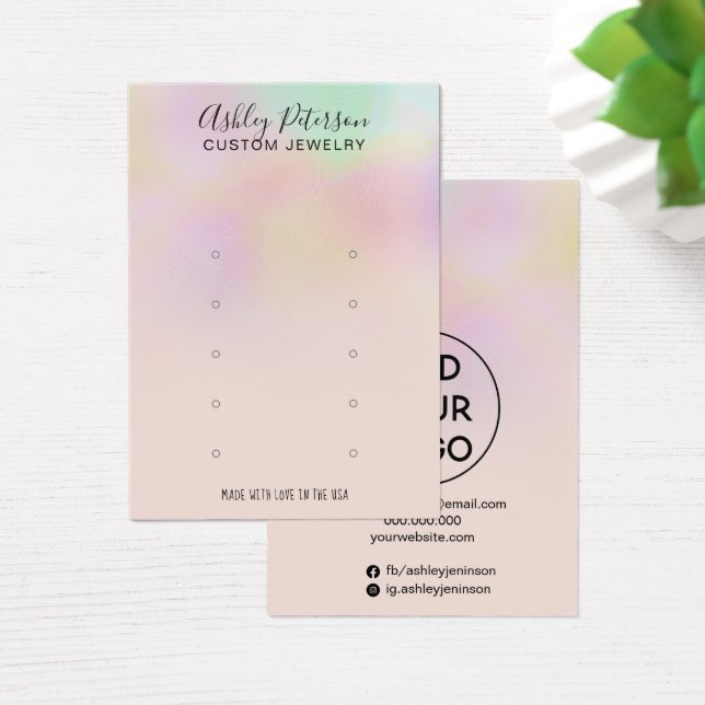 Cartes De Visite Écran d'oreille multi-clous (Bureau)