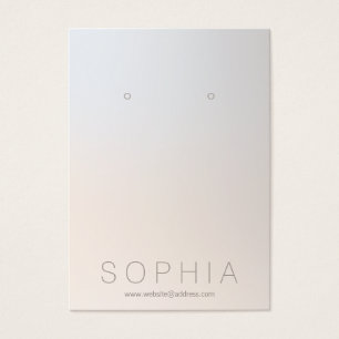 Cartes De Visite Écran d'oreille simple et moderne